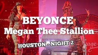 Beyonce amp Megan Thee Stallion Houston Night 2 Renaissance Tour“My Power” “Black Parade” “Savage” [upl. by Stoughton]