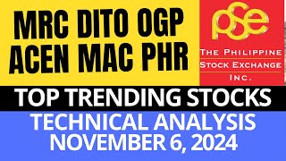 MRC  DITO  OGP  ACEN  MAC  PHR  PSE TECHNICAL ANALYSIS [upl. by Corso]