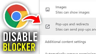 How To Disable Pop Up Blocker In Google Chrome  Full Guide [upl. by Isa]