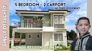 5 Bedroom Single Detached w 2 Carport for Sale in Dasma Cavite near Imus Molino Bacoor Manila [upl. by Cullie299]