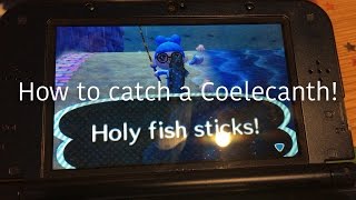 How to Catch a Coelacanth ❤️  Animal Crossing New Leaf [upl. by Rozalin]