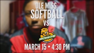 Ole Miss Softball Southeastern Louisiana Promo [upl. by Rorry51]