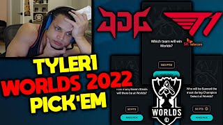 Tyler1 Worlds Pickem 2022 [upl. by Warthman343]