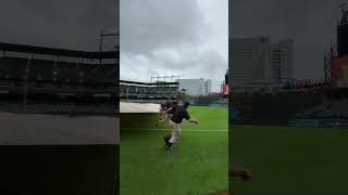 Taking the tarp off the field 😳 via mlbX shorts [upl. by Elizabeth]