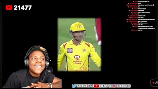 iShowSpeed reaction To Dhoni vs Virat Kohli edits [upl. by Esenwahs]