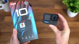 GoPro Hero 10 Black Unboxing [upl. by Blanche]