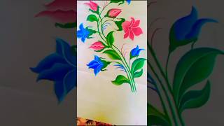 Pillow Cover Painting Designs Fabric Painting pillow design fabric painting [upl. by Auvil]