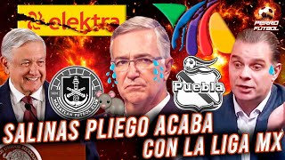 ¡LA CAÍDA DE TV AZTECA ¡LAS MAFIAS DE SALINAS PLIEGO EN LA LIGA MX [upl. by Airetak]