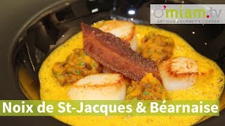 Noix de SAINTJACQUES Recette  SAUCE SPÉCIALE BÉARNAISE  CAROTTES 😱 [upl. by Anippesuig]