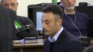 Processo Cucchi il carabiniere Tedesco quotCalci sul corpo e in faccia a Stefanoquot [upl. by Goggin798]