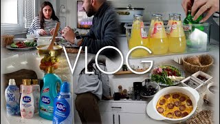 VLOG I MARKET ALIŞVERİŞİNİ YERLEŞTİRİYORUZ I DEMLEME MAKARNA TARİFİ I PAZAR KAHVALTISI vlog [upl. by Lorelie]