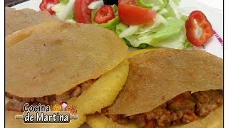 Gorditas fritas  Reto cocinillas con Sandy de Cocina fácil [upl. by Atrebla]