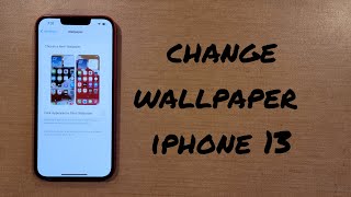 how to change wallpaper iphone 13 pro max [upl. by Heinrike228]