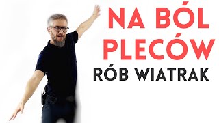 REWELACYJNE ĆWICZENIE na ból pleców ból między łopatkami  dr n med Marcin Wytrążek [upl. by Raskind916]