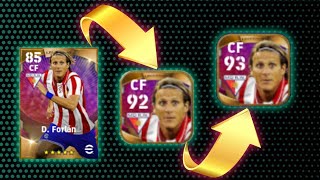 How to train players in efootball 2022 mobile  How many max level of D forlan pes 2022 [upl. by Dnalyram898]