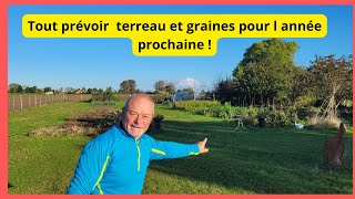 Quels sont les graines et terreau a prévoir pour lannée prochaine au jardin [upl. by Kassandra]