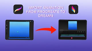 How to Import Animation from Procreate to Procreate Dreams [upl. by Aniloj]