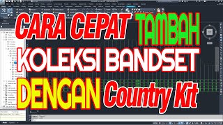 Tutorial Perencanaan Jalan Hauling Civil 3D  Part 9 Additional Bandset Country Kit [upl. by Ameyn452]