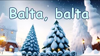 ❄️Kalėdinės dainos vaikams❄️  Balta balta I 🔆Me2tis🔆 [upl. by Suiramed]