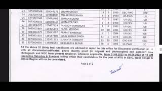 ESIC MTS Waiting ListCandidates Selected for this Region [upl. by Laris]