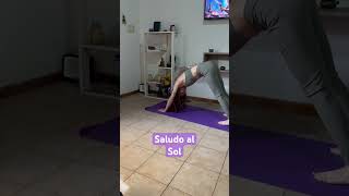 Saludo al sol yoga yoga yogapractice yogamusic yogainspiration yogapose saludoalsol [upl. by Ledda]