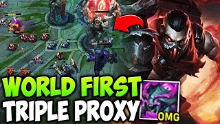 WORLDS FIRST TRIPLE PROXY OF SEASON 12 NEVER DONE BEFORE  League of Legends [upl. by Akemeuwkuhc]