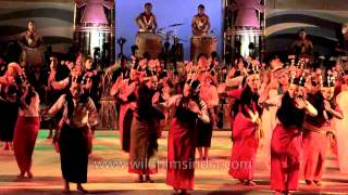 Audio visual performance on quotTheme Songquot of Manipur Sangai Fest [upl. by Tallbott]