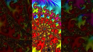 animation trippyart shorts Fractal Harmony Techno Trance and Trippy Visuals [upl. by Annmaria]