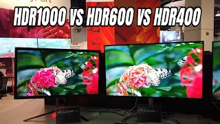 Vesa CES 2019 HDR400 vs HDR 600 vs HDR 1000 [upl. by Cooke137]