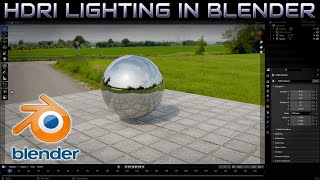 Blender  HDRI Lighting Tutorial [upl. by Eseila]