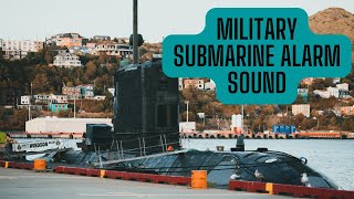 Military Submarine alarm sound  Submarine dive alarm [upl. by Alyekahs441]