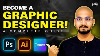 How To Become a Graphic Designer in 2024Easily  A Complete Roadmap  in Tamil  Thoufiq M [upl. by Yeslrahc207]