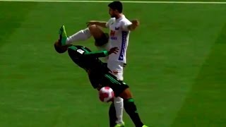 Crazy Karate Kick Foul  Funny Fifa Fails And Glitches [upl. by Anecuza]