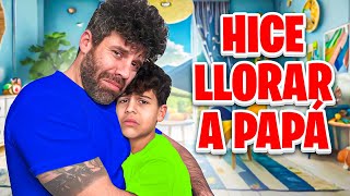 Lorenzo HACE LLORAR a PAPÁ4PLUSONE [upl. by Dualc]