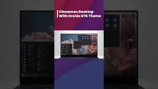 Cinnamon Desktop with Orchis Theme [upl. by Savdeep581]