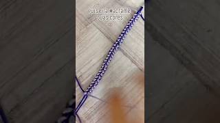 Pulseira de macramê com duas cores 💜 macrame handmade macramebracelet diy [upl. by Assyla]