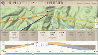 The Photographers Ephemeris Tutorial  Amazing amp Free Landscape Photography Planning Tool [upl. by Krik270]