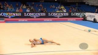 Melitina STANIOUTA BLR 2015 Rhythmic Worlds Stuttgart  Qualifications Hoop [upl. by Munro]