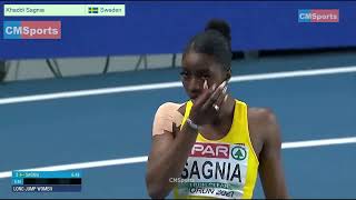 Khaddi Sagnia  Long Jump Women EIC Torun Athletics [upl. by Bajaj758]