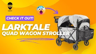 Exploring the Larktale 4 Seater Stroller Wagon Best High End Wagon Stroller blackfriday [upl. by Adner]