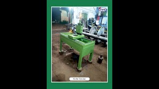 Knife Grinder Trial Running clothcutting papermachine paperpulp papermachinery beatermachine [upl. by Andree]