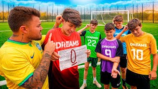 CHEGOU O BOLETIM DA ESCOLA DOS MENINOS DO MEU TIME DE FUTEBOL [upl. by Ydieh]