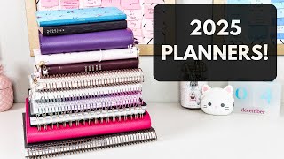 My 2025 PLANNER LINEUP ✨Erin Condren Laurel Denise Hobonichi HB90 [upl. by Nwadahs]