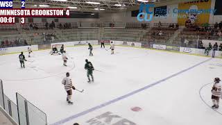 Minnesota Crookston vs WSC ACHA Division II Hockey [upl. by Nanci]