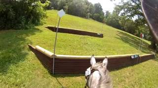 Helmet Cam Hwin Open Training  2017 River Glen Summer HT [upl. by Nomyar]