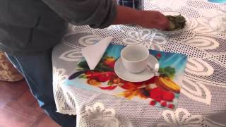 Coca Leaf Tea in Cusco Peru [upl. by Enneite]