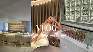 SPEND A DAY WITH ME AT HARRODS BEAUTY TREATMENTS SHOPPING PRADA CAFE  AIMEEJPHILLIPS [upl. by Llenrahc]