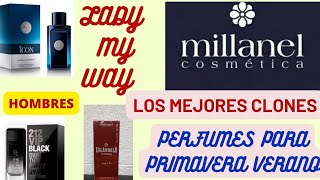 TOP 10 PERFUMES MILLANEL PARA HOMBRES  MIS SUGERIDOS PRIMAVERA VERANO 💐clonesdeperfumes [upl. by Iroj]