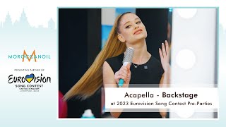 Acapella  Backstage at 2023 Eurovision Song Contest PreParties [upl. by Donaghue233]