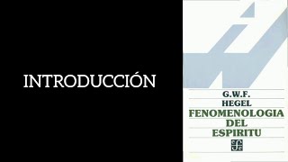 Fenomenología del espíritu  0 Introducción  audiolibro voz humana [upl. by Ashby]